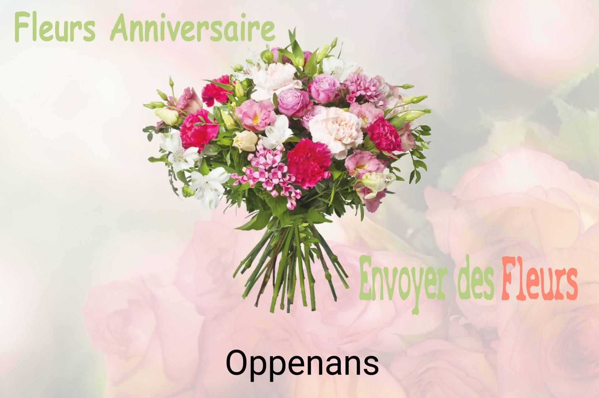 Bouquet de fleurs d’anniversaire livré à Oppenans